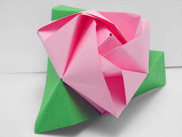 magic origami rose cube